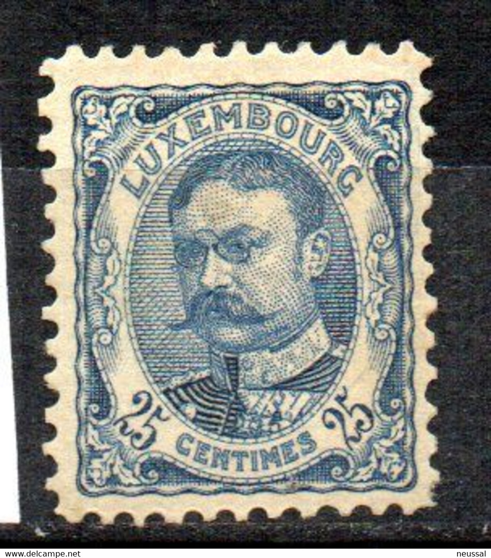 Sello  Nº 78  Luxemburgo - 1906 Guillaume IV