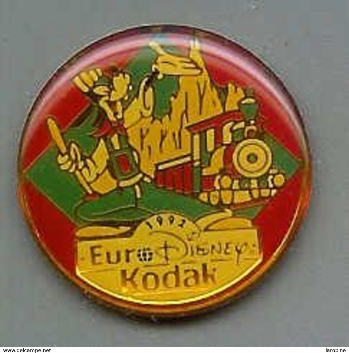 @@ Bd Dingo Train Euro Disney 1992 Kodak @@bd27 - Disney