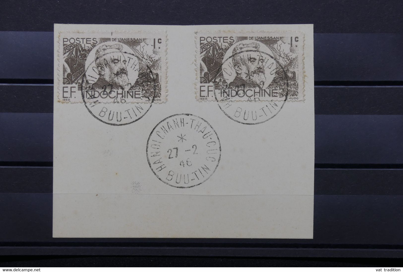 VIETNAM - Timbre D'Indochine Sur Fragment De Hanoi En 1946 - L 79303 - Used Stamps