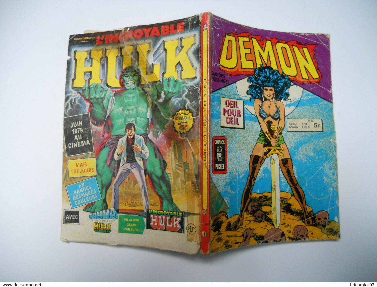 DEMON N° 10 : Oeil Pour Oeil -. ARTIMA COMICS POCKET 1979 - Demon