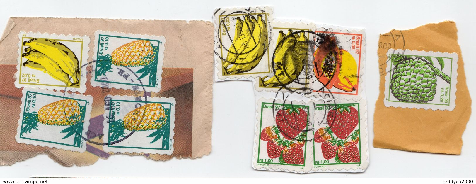 BRASIL FRUTTA 1997 - Used Stamps