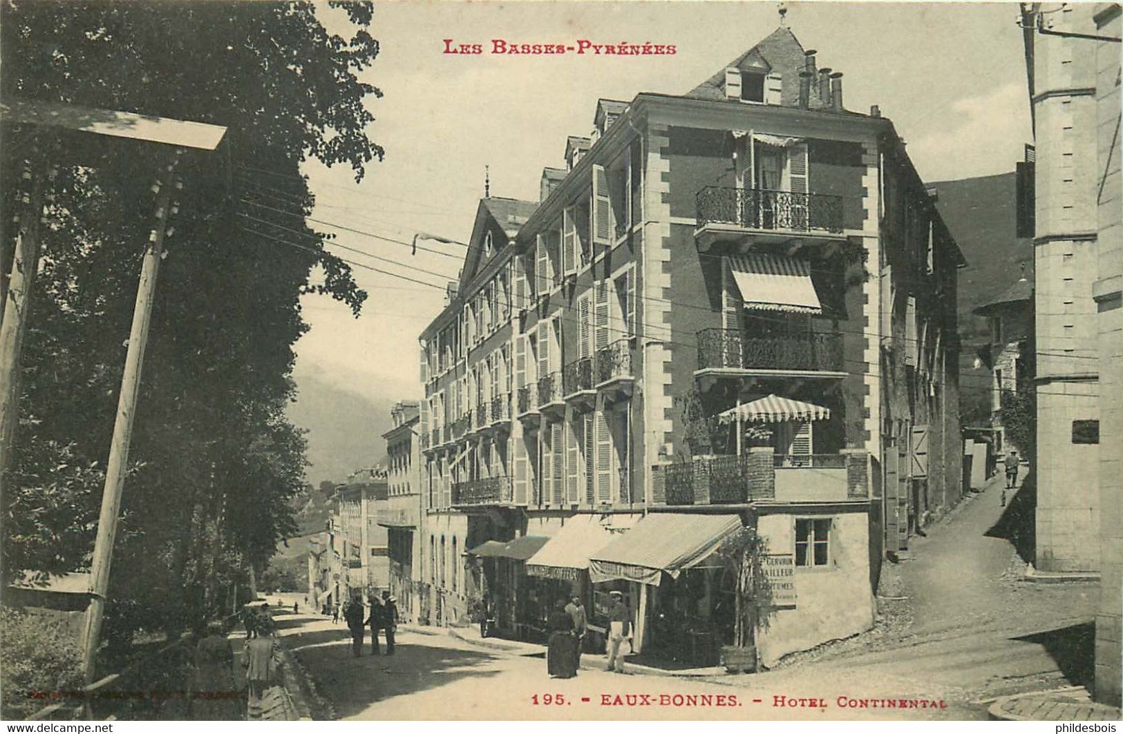 PYRENEES ATLANTIQUES EAUX BONNES  Hotel Continental - Eaux Bonnes