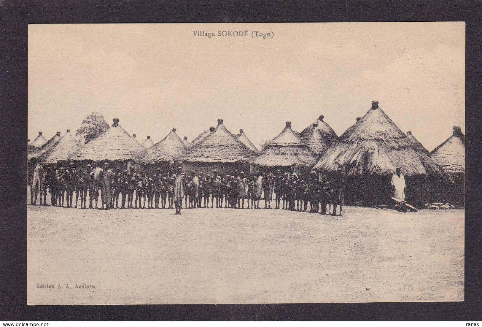 CPA TOGO Afrique Noire Non Circulé Types Ethnic Métier Village SOKODE - Togo