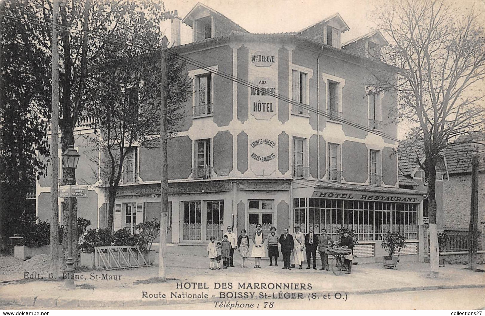 94-BOISSY-SAINT-LEGER- HÔTEL DES MARRONNIERS, ROUTE NATIONALE - Boissy Saint Leger