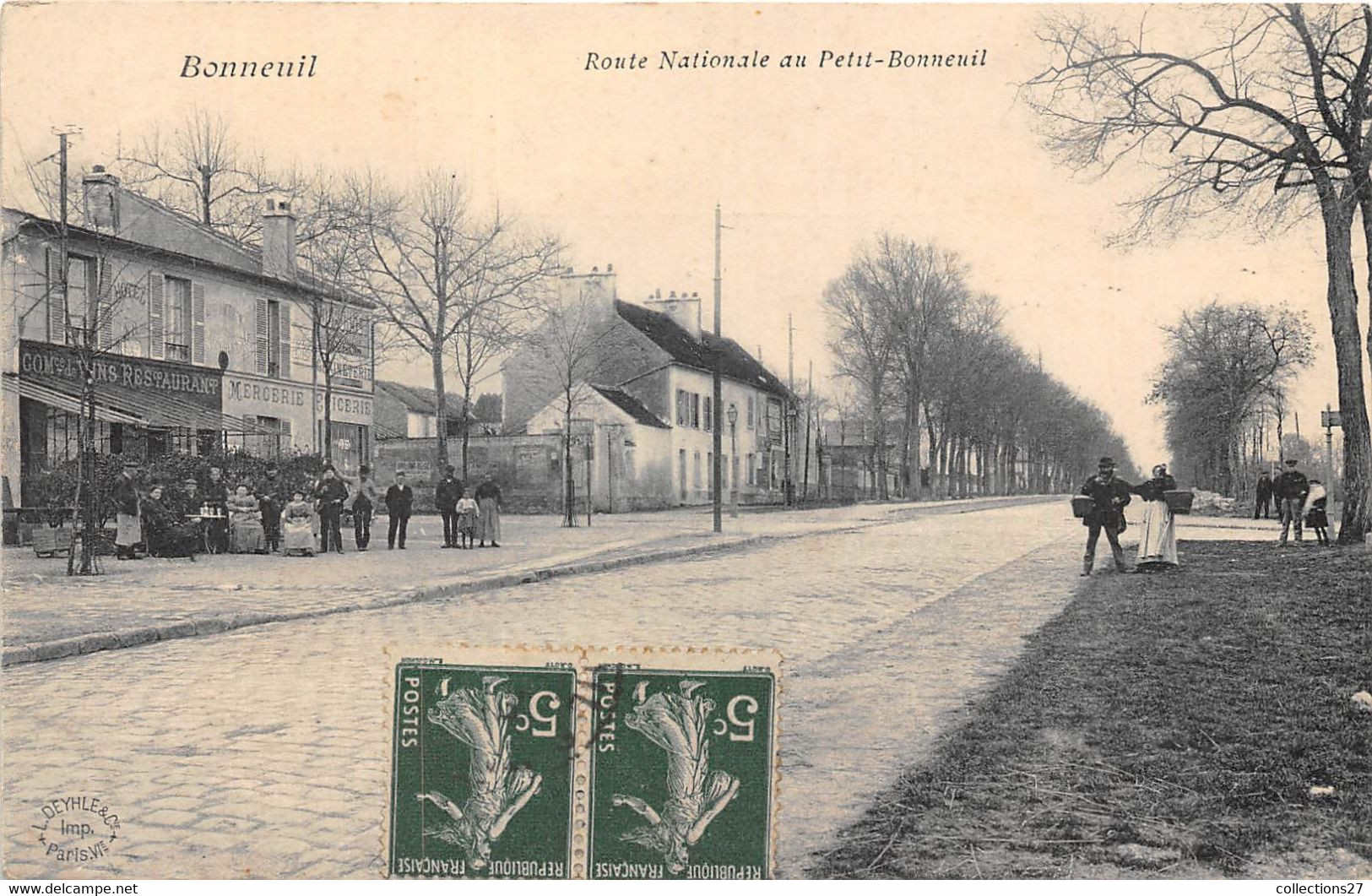 94-BONNEUIL-ROUTE NATIONALE AU PETIT BONNEUIL - Bonneuil Sur Marne