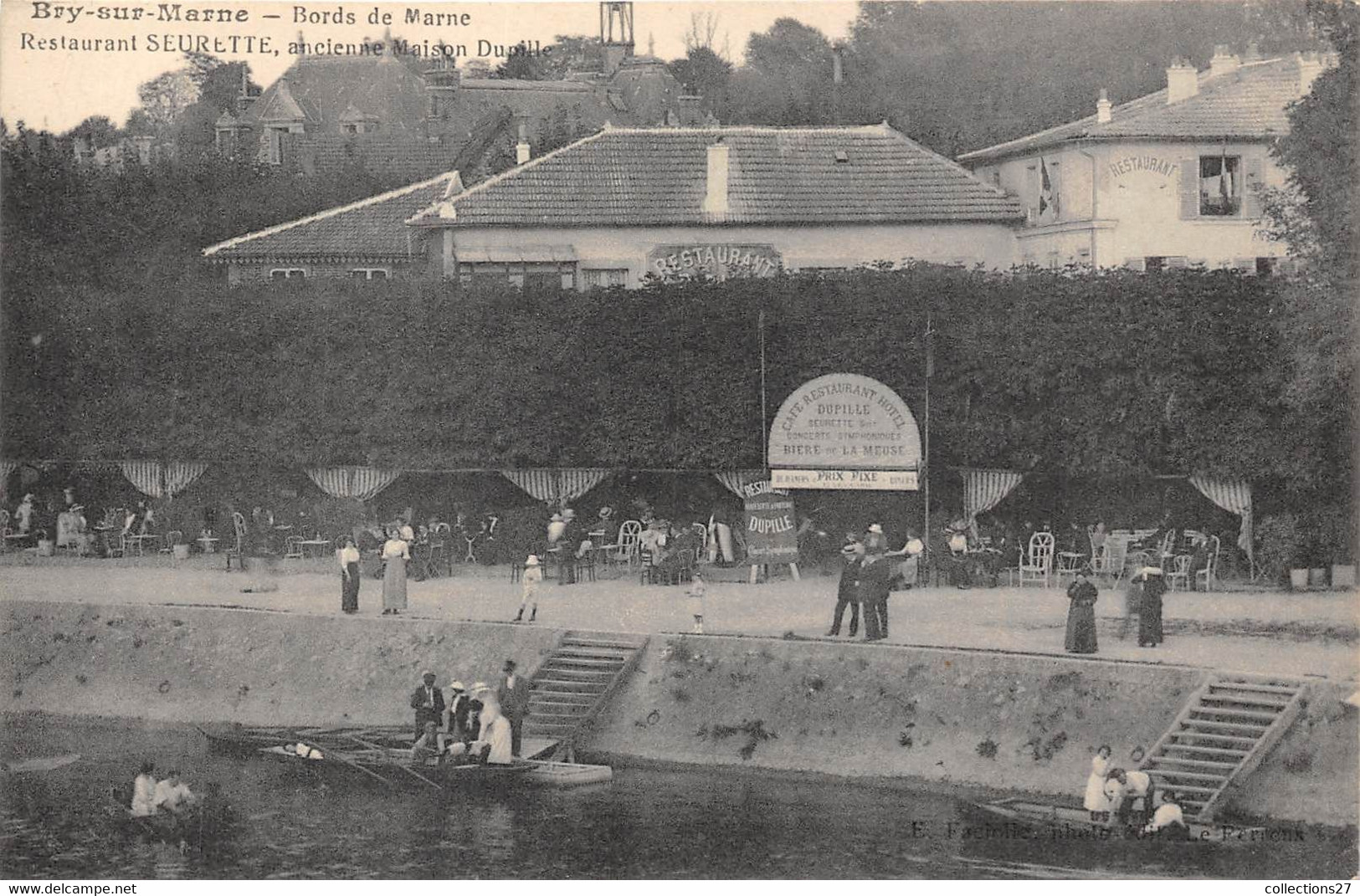 94-BRY-SUR-MARNE- BORD DE MARNE, RESTAURANT SEURETTE ANCIENNE MAISON DUPILLE - Bry Sur Marne