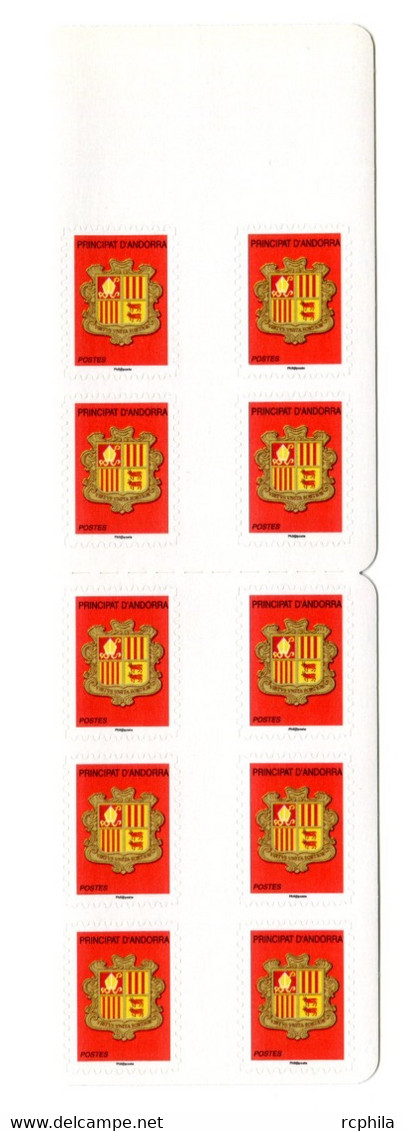 RC 19377 ANDORRE COTE 24€ N° 14 CARNET AUTOADHÉSIF NEUF ** MNH TB - Booklets