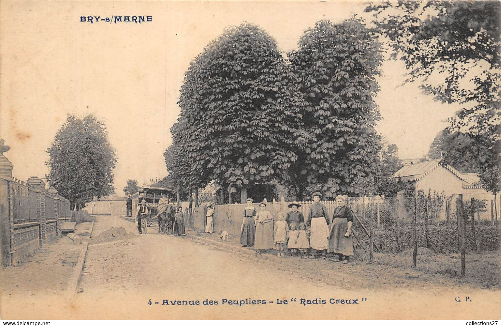 94-BRY-SUR-MARNE-AVENUE DES PEUPLIERS, LE RADIS CREUX - Bry Sur Marne