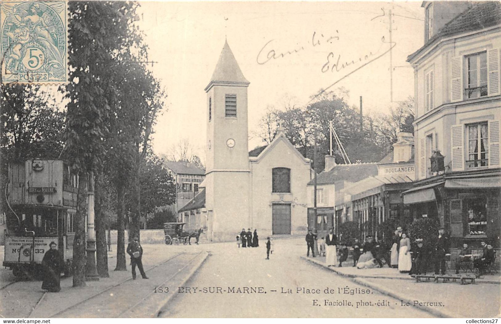 94-BRY-SUR-MARNE-PLACE DE L'EGLISE - Bry Sur Marne