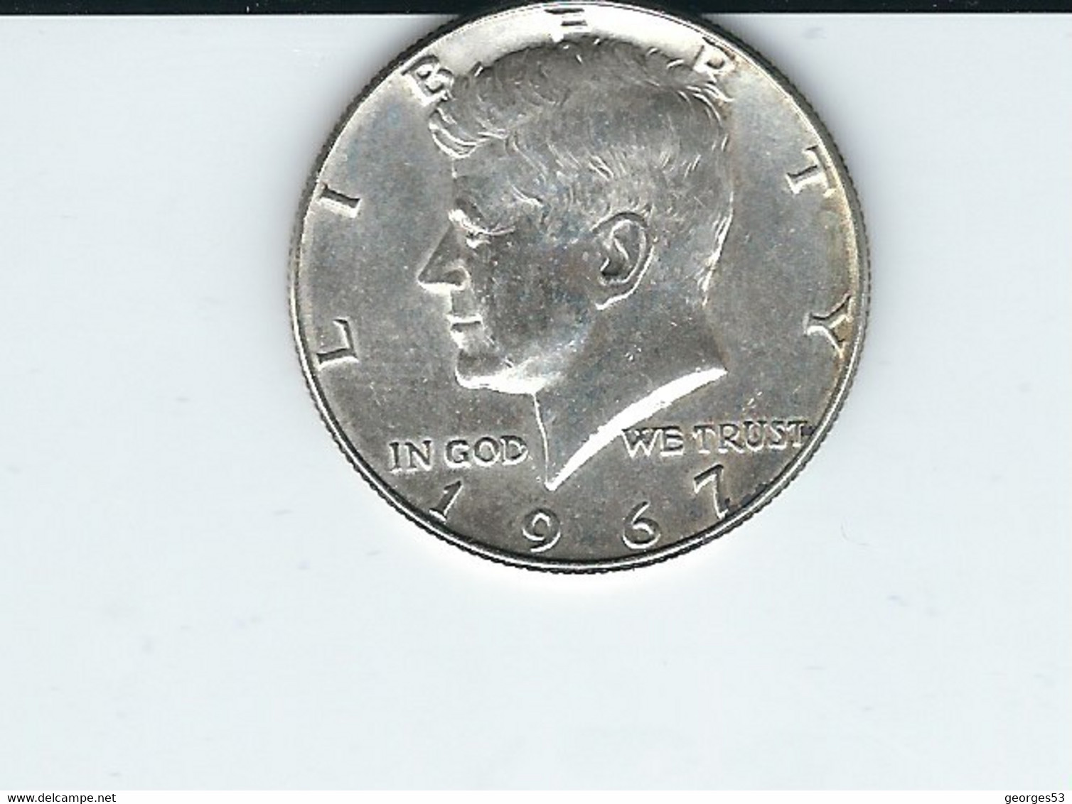 ETATS UNIS     1/2  DOLLAR   1967 - To Identify
