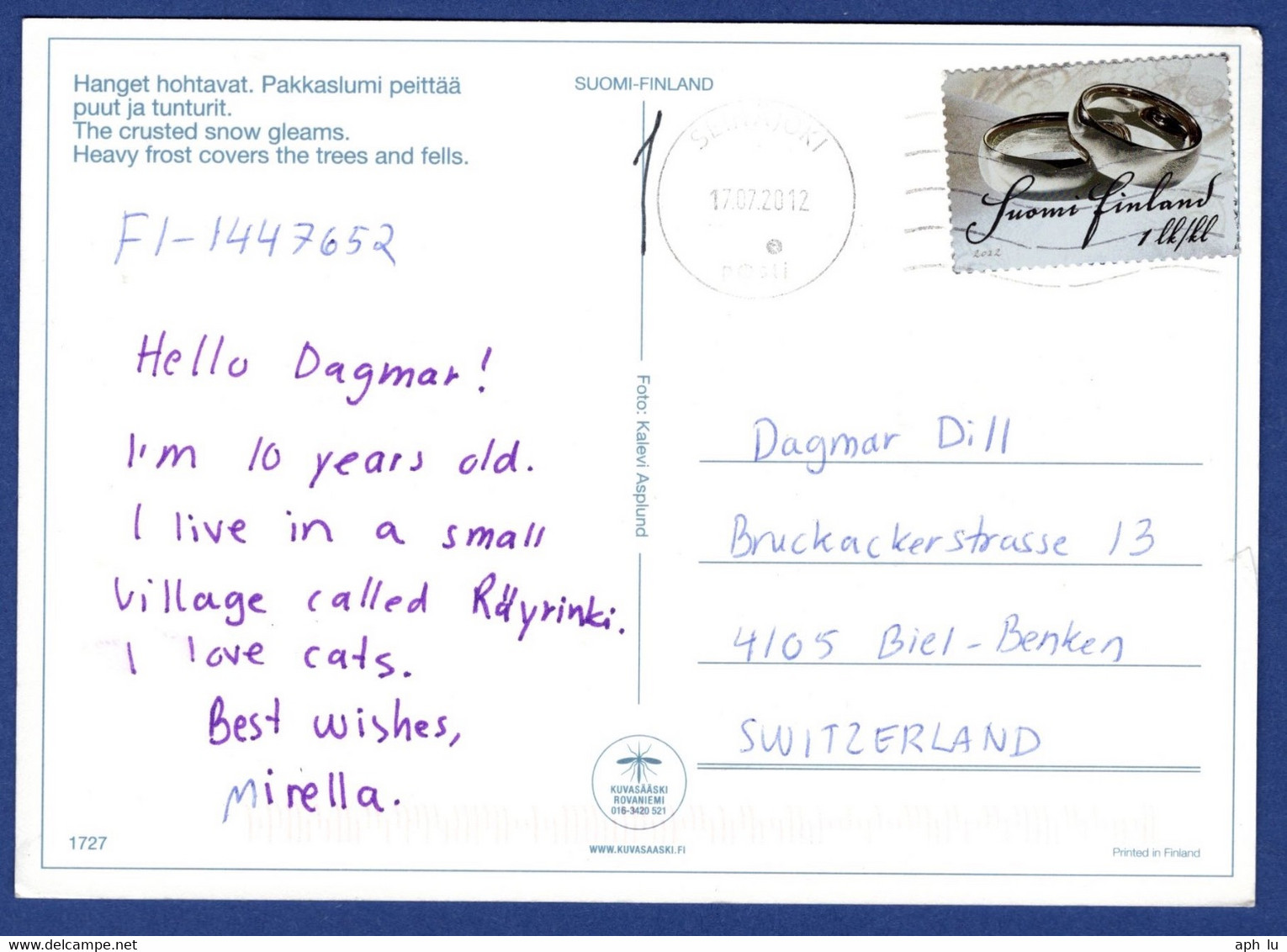 Ansichtskarte (aa4685) - Storia Postale