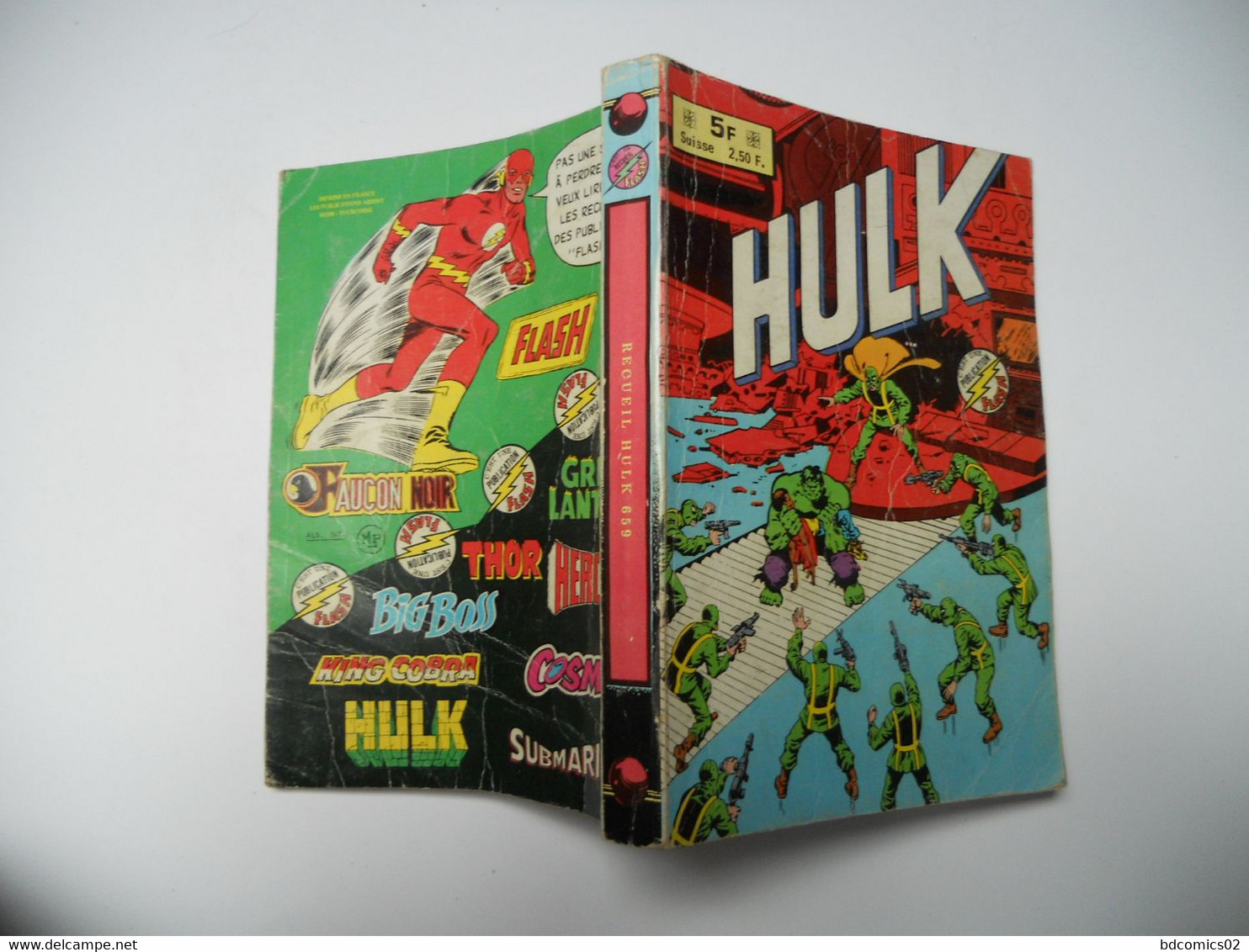 Hulk Recueil (9 Et 10) ARDIT 1977 COMICS POCKET - Hulk