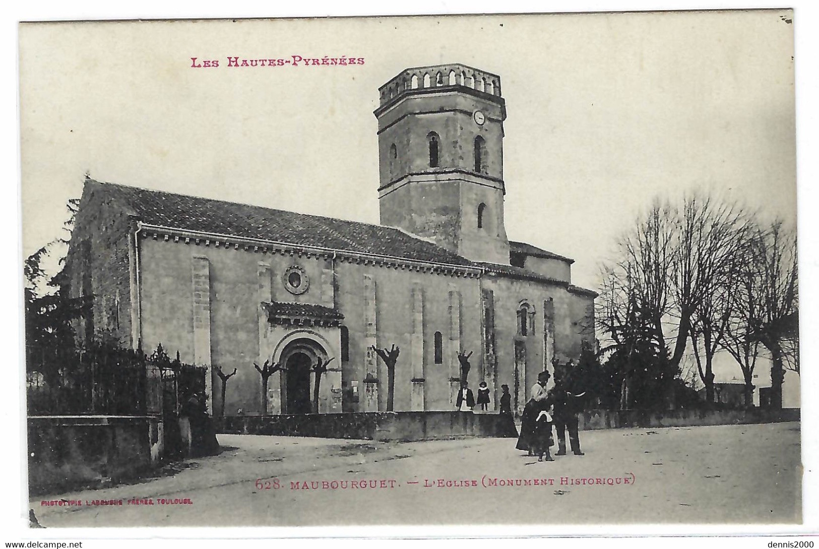 MONTBOURGUET (65) - L' Eglise (Monument Historique) - Ed. Labouche Frères, Toulouse - Maubourguet