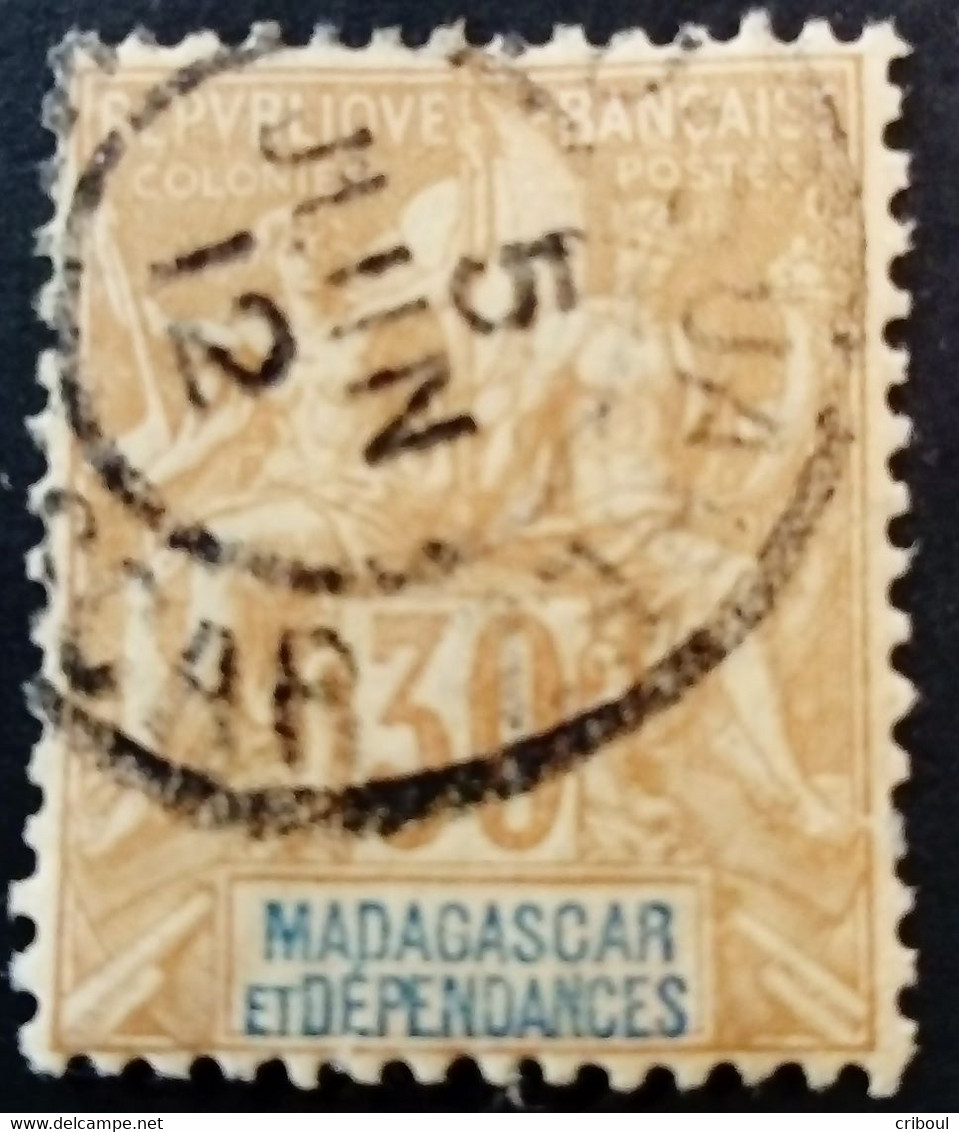 Madagascar 1896 Yvert 36 O Used - Gebruikt