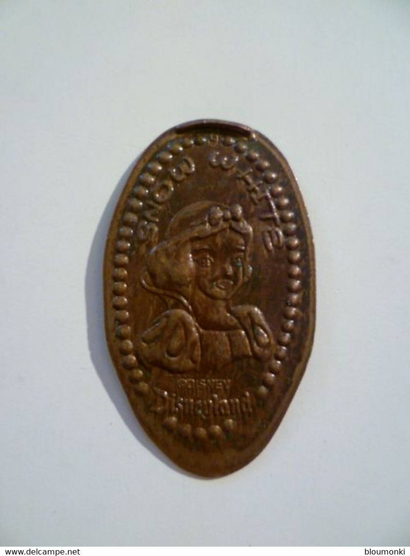 Pièce écrasée - Elongated Coin / USA / Snow White Disneyland Blanche Neige Walt Disney - Souvenirmunten (elongated Coins)