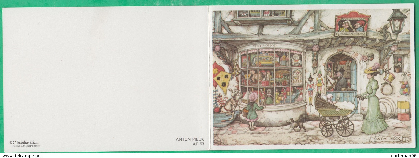 Illustrateur - Anton Pieck - Toy - Shop - Carte Portefeuille - Pieck, Anton