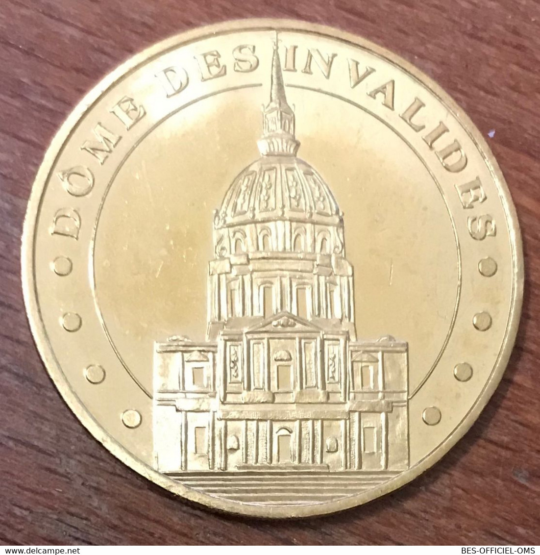 75007 PARIS DÔME DES INVALIDES MDP 2019 MÉDAILLE SOUVENIR MONNAIE DE PARIS JETON TOURISTIQUE MEDALS TOKENS COINS - 2019