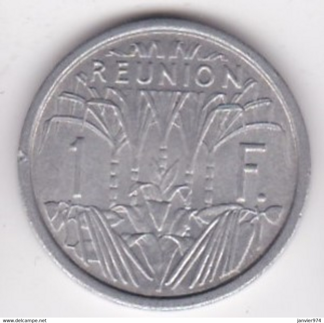 ILE DE LA REUNION. 1 FRANC 1971. ALUMINIUM - Riunione