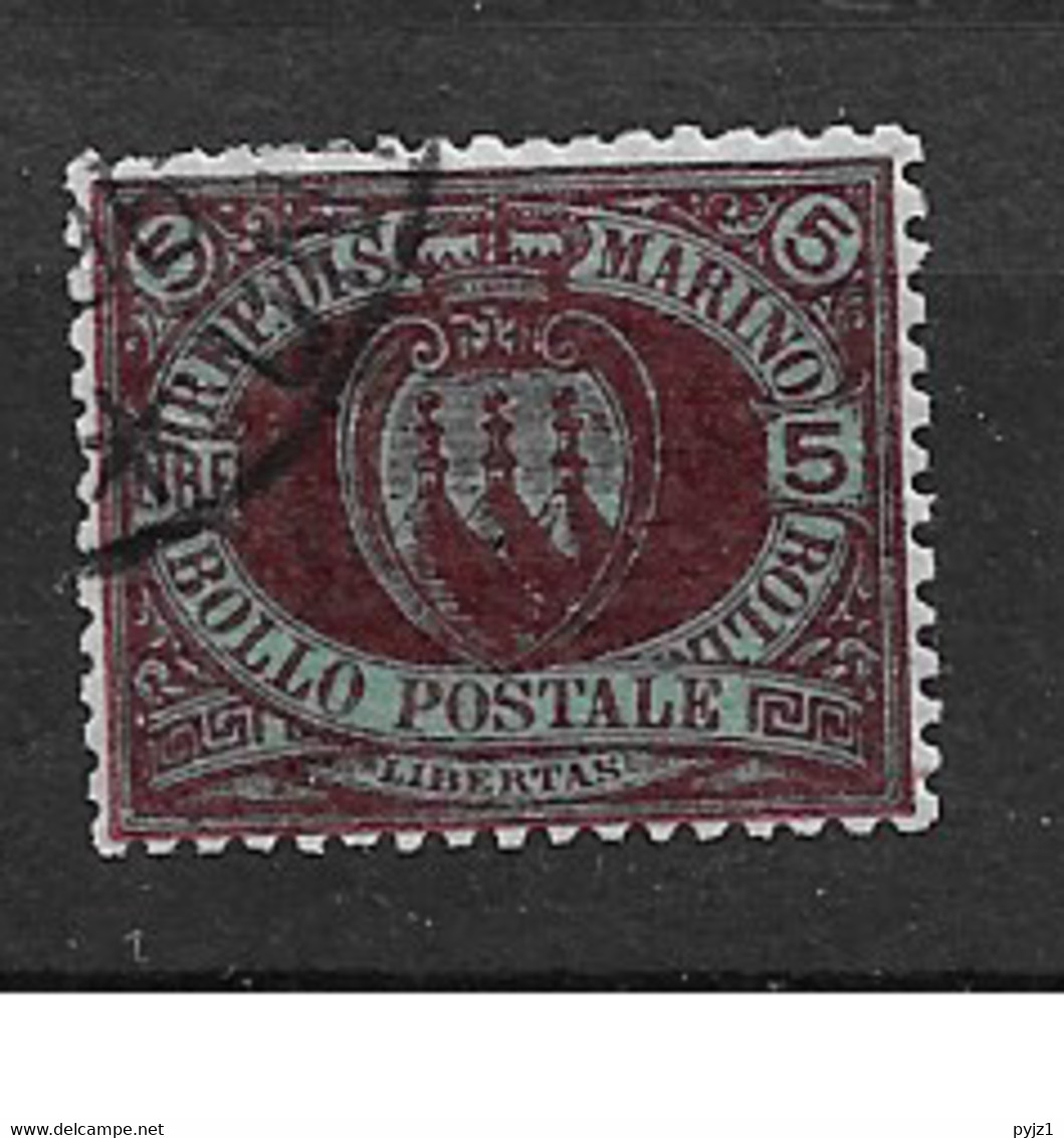 1882 San Marino Mi 22 - Gebraucht