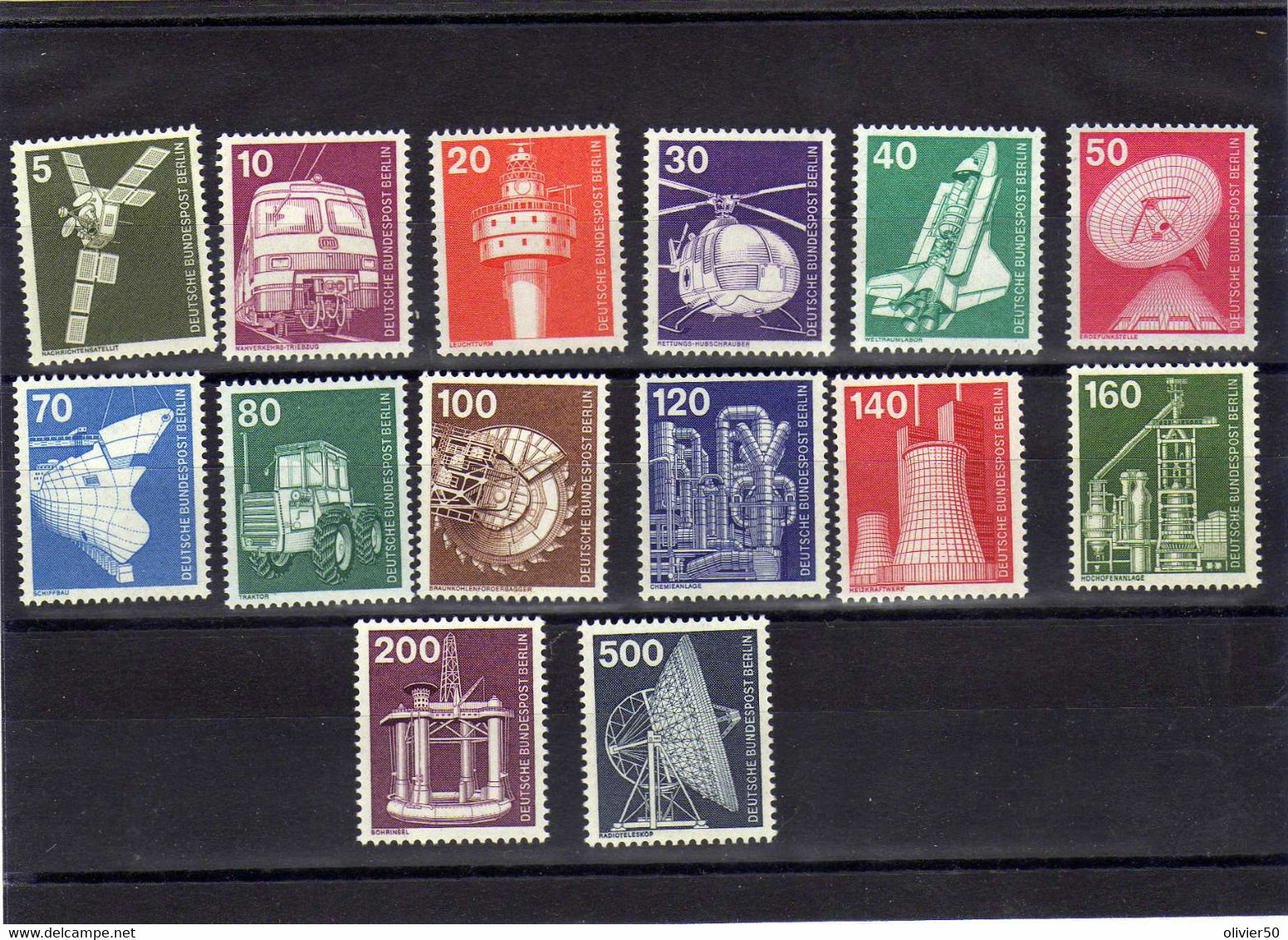 Allemagne Berlin  (1975)   - Industrie Et Technique  -    Neufs**  MNH - Factories & Industries