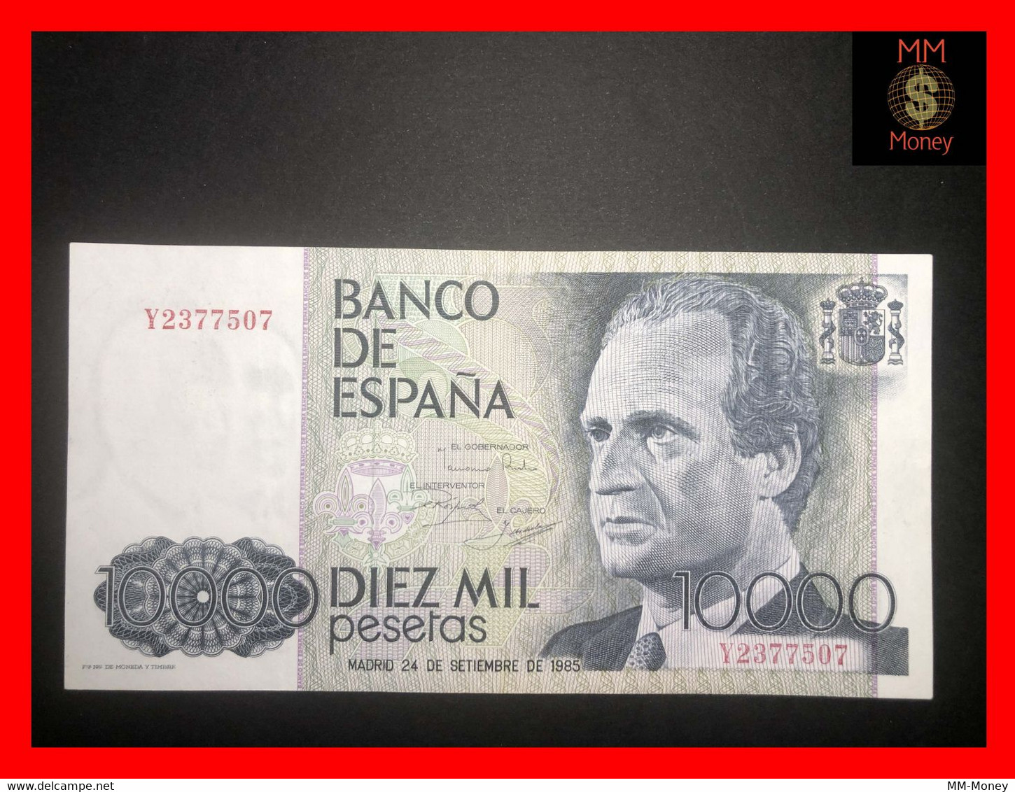 SPAIN  10.000  10000 Pesetas  24.9.1985  P. 161   XF - [ 4] 1975-…: Juan Carlos I.