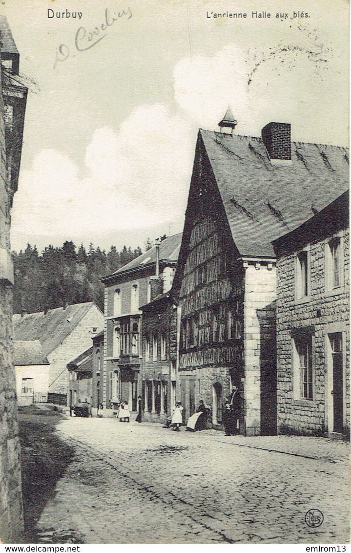 Durbuy Sur Ourthe L'ancienne Halle Aux Blés 1906 édit Albert Detroz - Durbuy