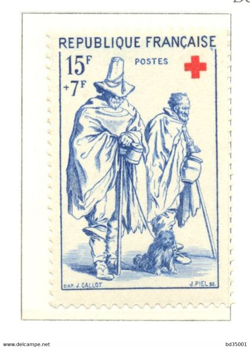 France - Neuf - 1957 Y&T 1140 - Croix-Rouge Française L’Aveugle Et Le Mendiant Jacques Callot - (1) - Neufs