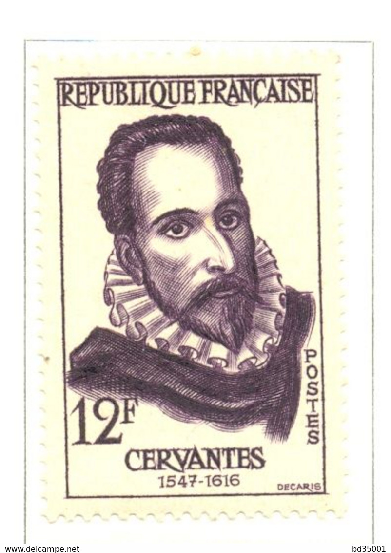 France - Neuf - 1957 Y&T 1134 - Miguel Cervantès De Saavedra, Romancier, Poète Et Dramaturge Espagnol - (1) - Neufs