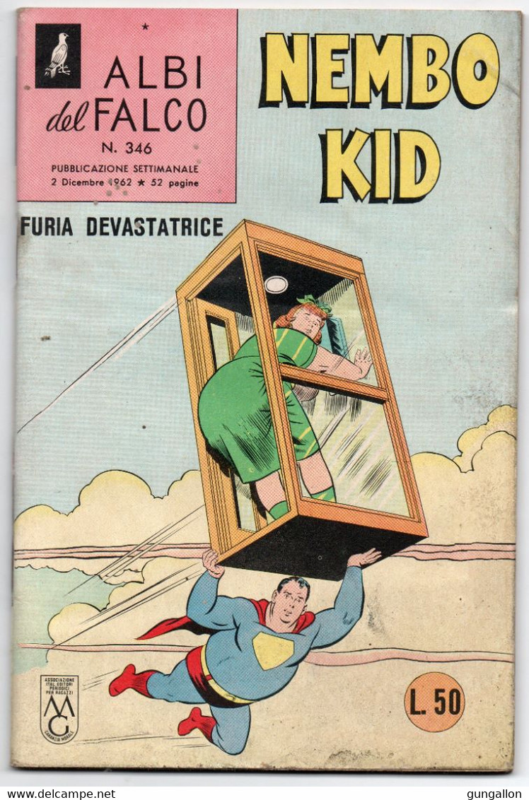 Albi Del Falco "Nembo Kid" (Mondadori 1962) N. 346 - Super Héros