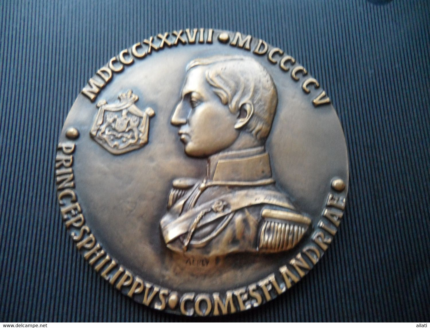( 03) Médaille De L'usine COCKERILL HOBOKEN Visite Royale - Monarquía / Nobleza