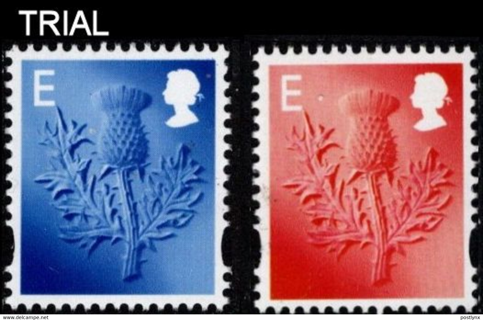 GREAT BRITAIN-Scotland 2003 E Plant Leafs TRIAL SET:2 Regional GB - Probe- Und Nachdrucke