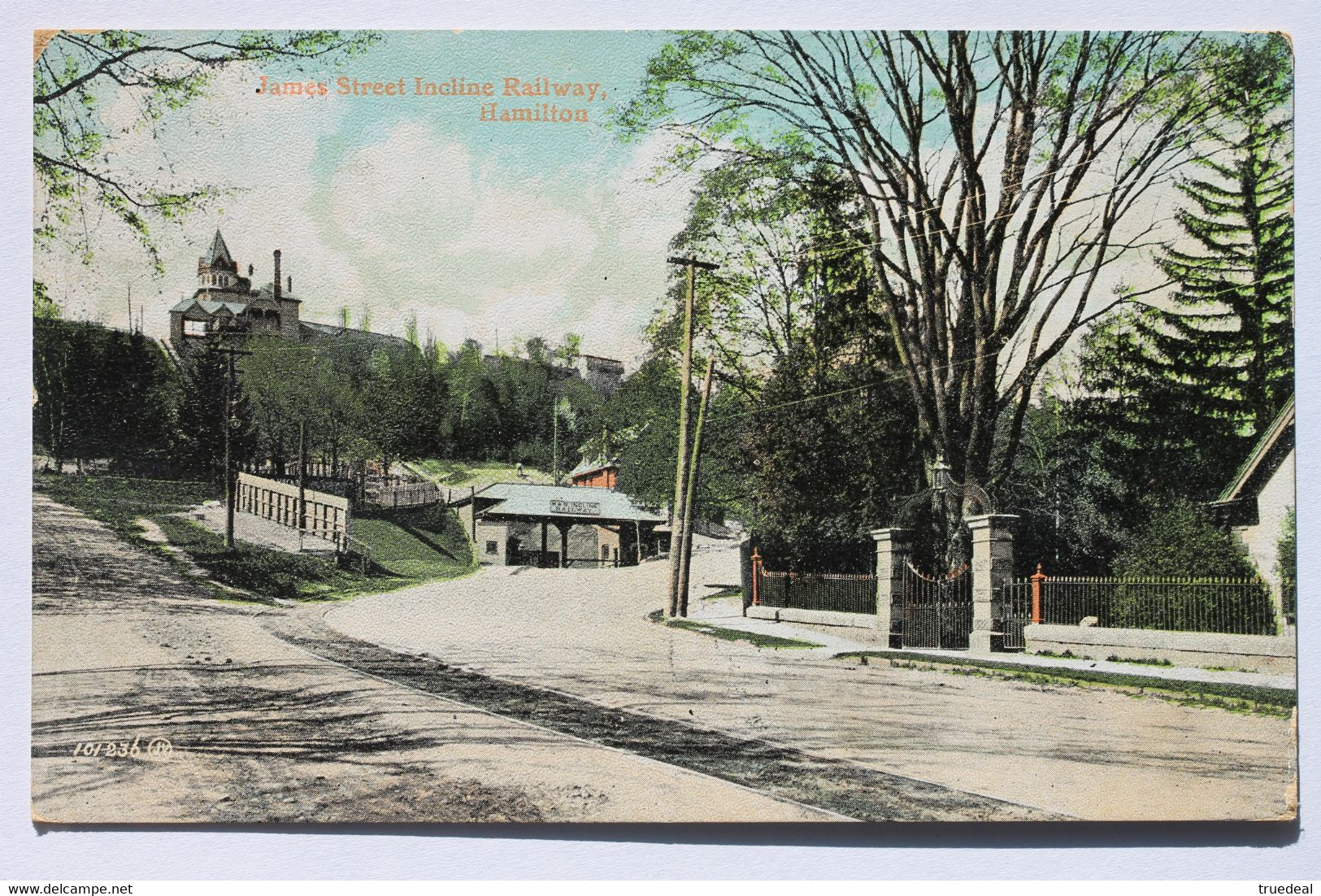 James Street Incline Railway, Hamilton, Ontario, Canada, 1907 - Hamilton