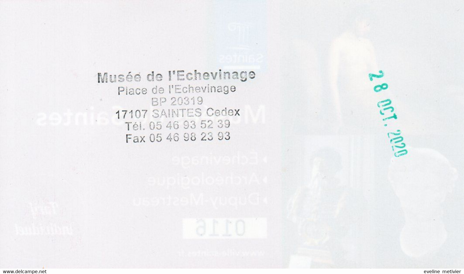 SAINTES 17 MUSEE DE L'ECHEVINAGE - Tickets - Entradas