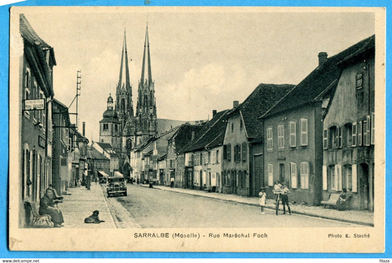 57 - Moselle - Sarralbe – Rue Marechal Foch  (N2628) - Sarralbe