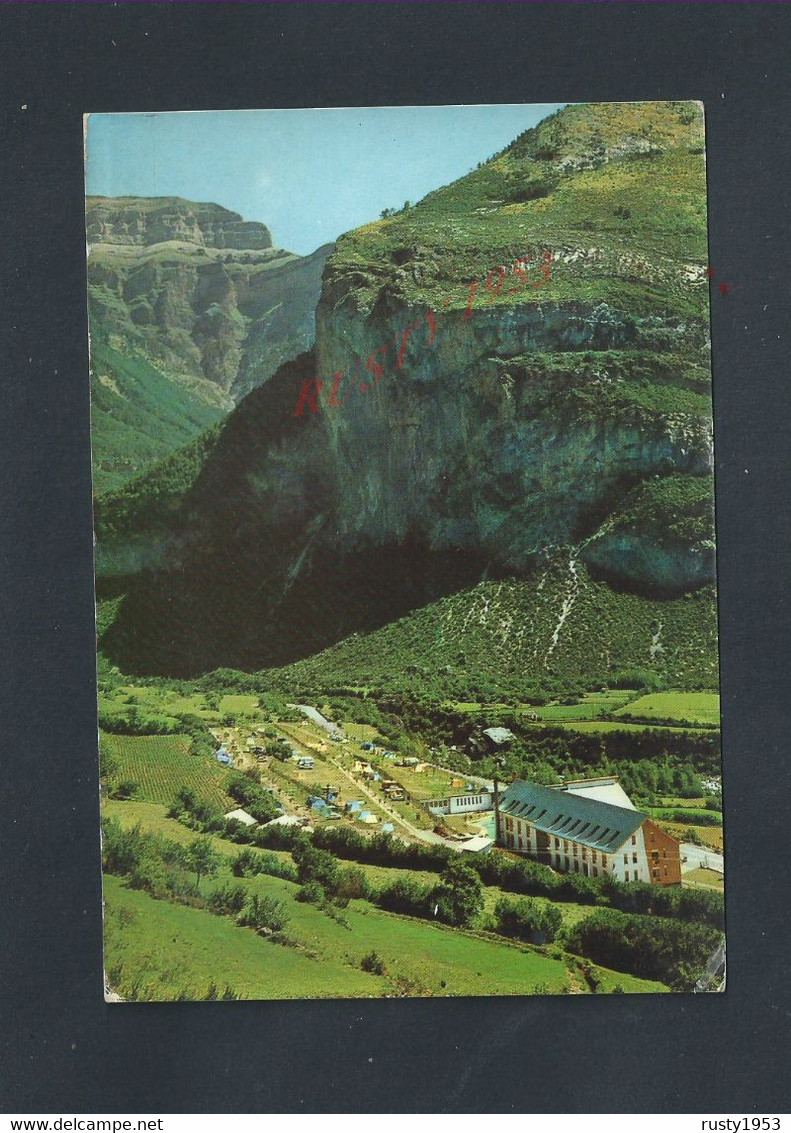 CPSM SUR TIMBRES D ESPAGNE TORLA ( HUESCA ) POUR LA FAMILLE ERHARDT 77 JOUARD : - Storia Postale