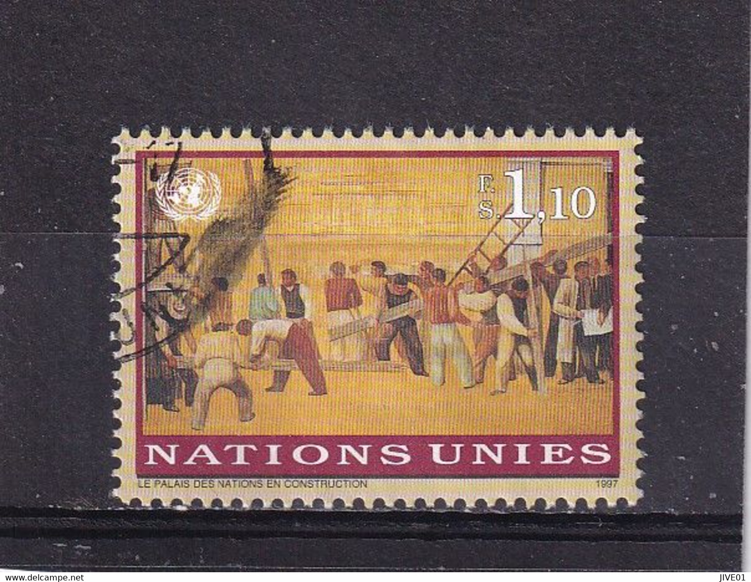 NATIONS-UNIES OFFICE DE GENEVE 1997  : Y/T N° 324  OBLIT - Autres & Non Classés