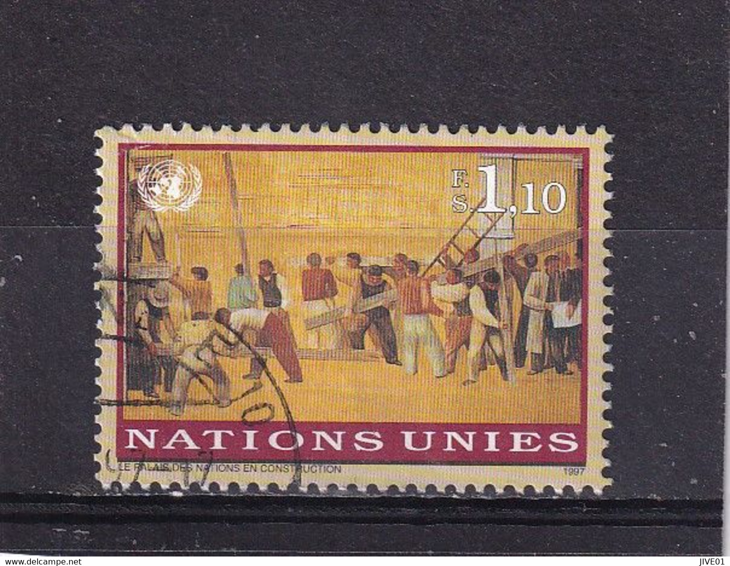 NATIONS-UNIES OFFICE DE GENEVE 1997  : Y/T N° 324  OBLIT - Autres & Non Classés