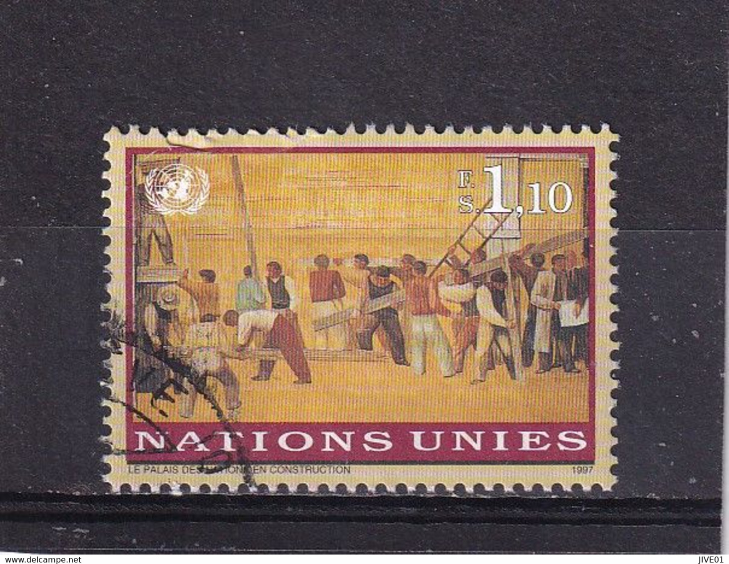 NATIONS-UNIES OFFICE DE GENEVE 1997  : Y/T N° 324  OBLIT - Andere & Zonder Classificatie