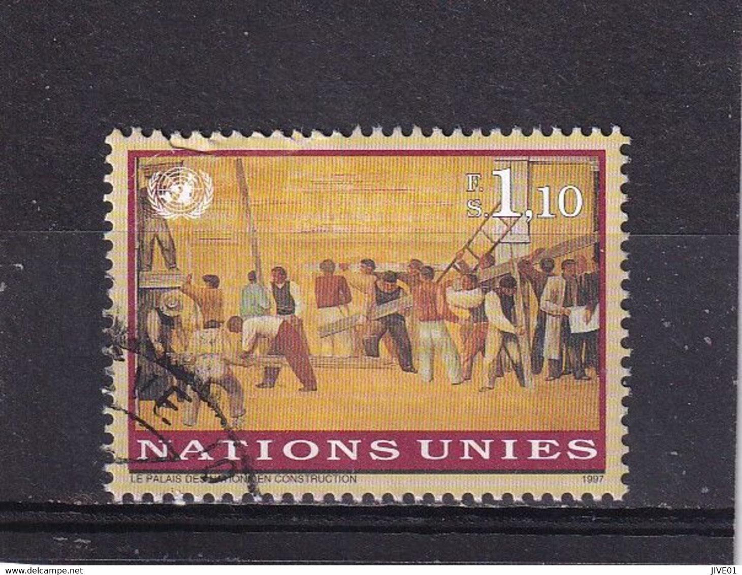 NATIONS-UNIES OFFICE DE GENEVE 1997  : Y/T N° 324  OBLIT - Autres & Non Classés