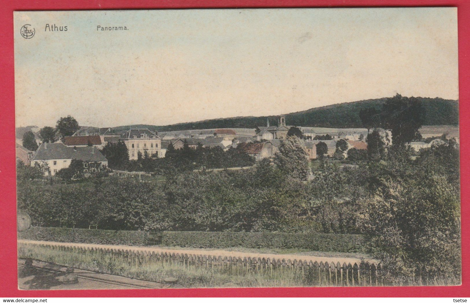 Athus - Joli ... Panorama De La Localité ... Version Colorisée  ( Voir  Verso ) - Aubange