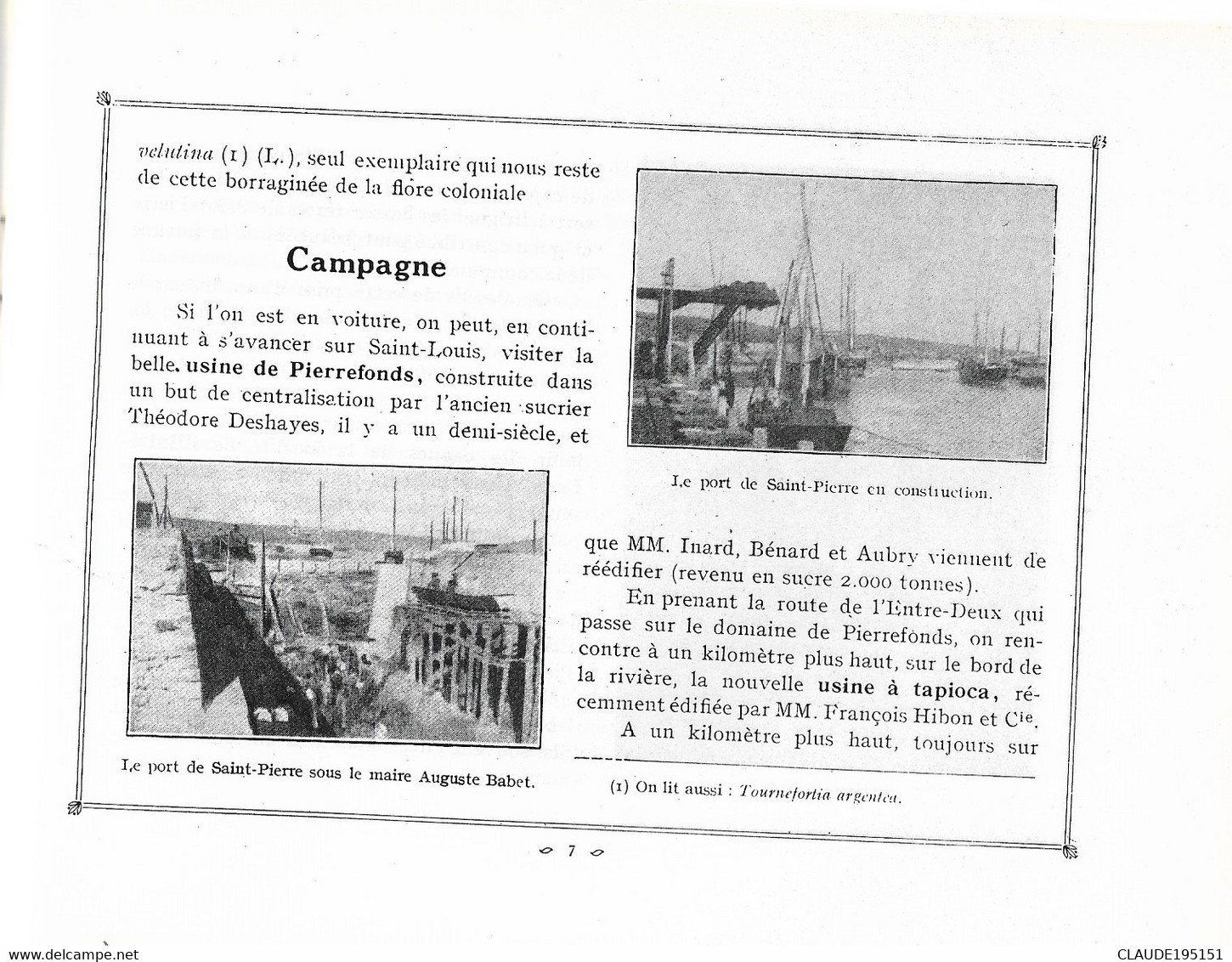 REUNION        LA REUNION - GUIDE Du VOYAGEUR POUR LE CANTON DE SAINT PIERRE - Jules HERMANN - Outre-Mer