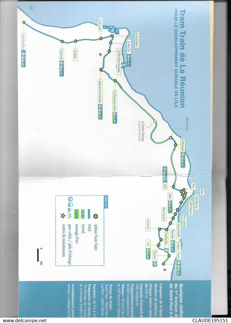 REUNION         CHEMINOTS   LA REUNION  MEMOIRE DU TRAM TRAIN - Outre-Mer