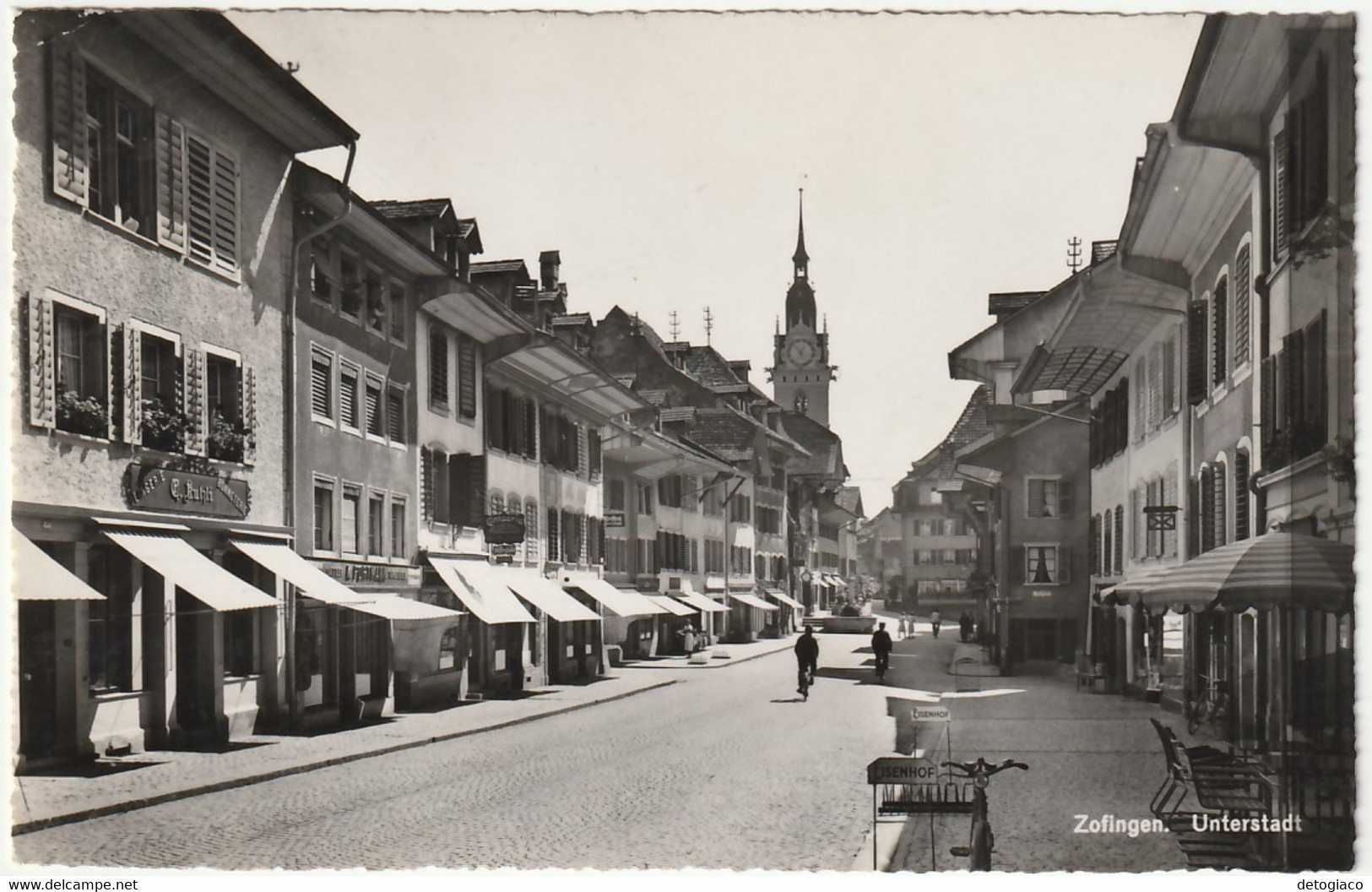 ZOFINGEN - SVIZZERA - SCHWEIZ - SWITZERLAND - UNTERSTADT - VIAGG. 1950 -52339- - Zofingen