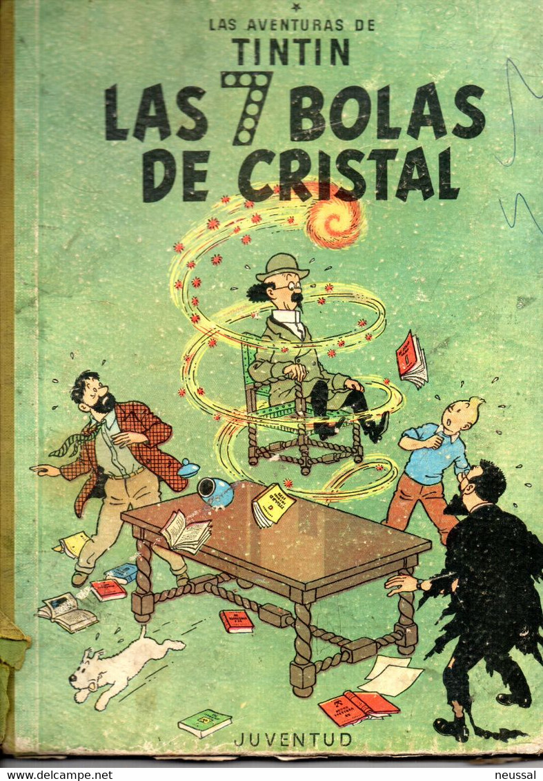 Comic Las Aventuras De Tintin  Las 7 Bolas De Cristal - Cómics Antiguos