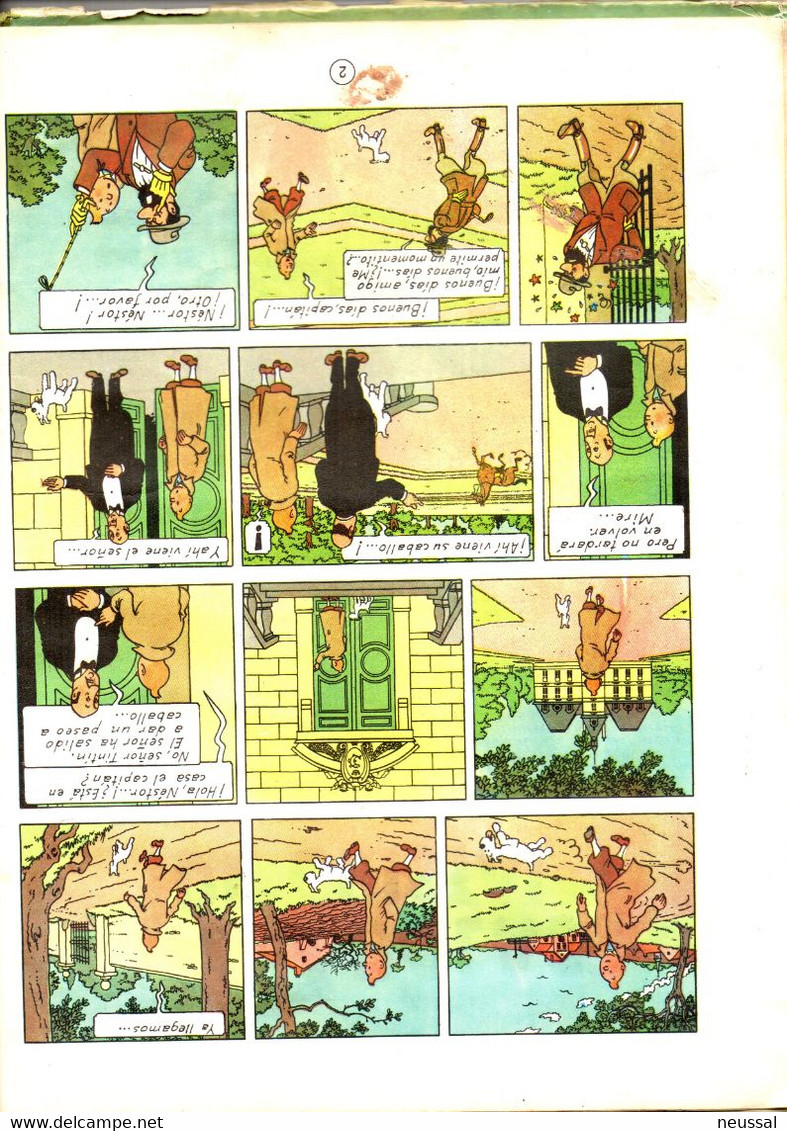 Comic Las Aventuras De Tintin  Las 7 Bolas De Cristal - Cómics Antiguos