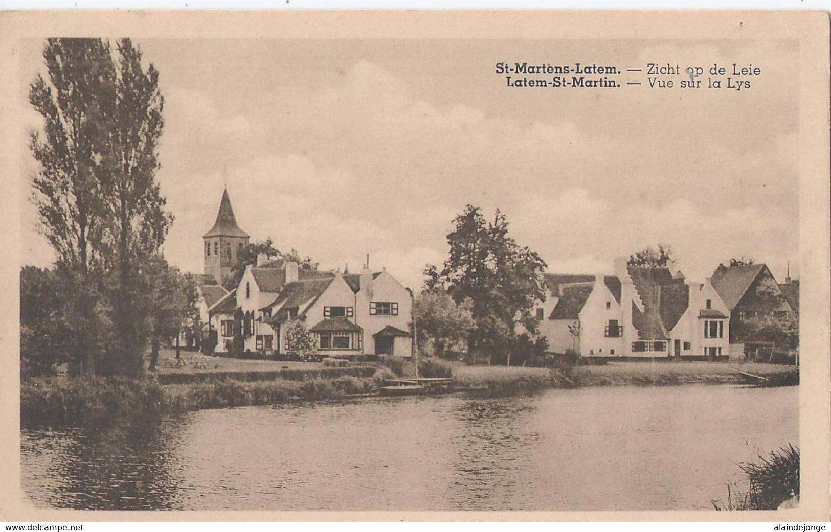 Sint-Martens-Latem - Zicht Op De Leie - Vue Sur La Lys - Uitgever A.V.C. Latem - Sint-Martens-Latem