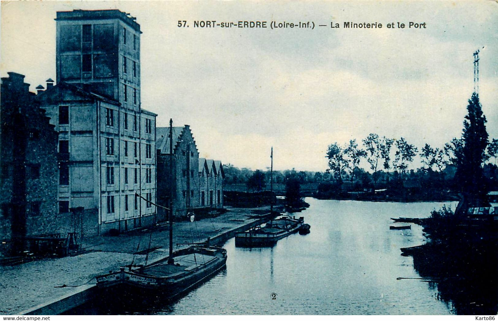 Nort Sur Erdre * La Minoterie Et Le Port * Péniche Batellerie - Nort Sur Erdre