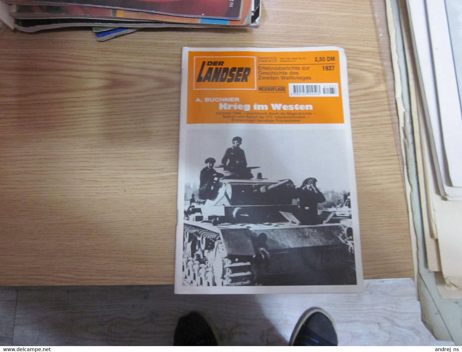 Der Lander Grossband Mit Magazin Und Dokumentarischer Bildbeilage A Buchner Krieg Im Westen 66 Pages - Allemand
