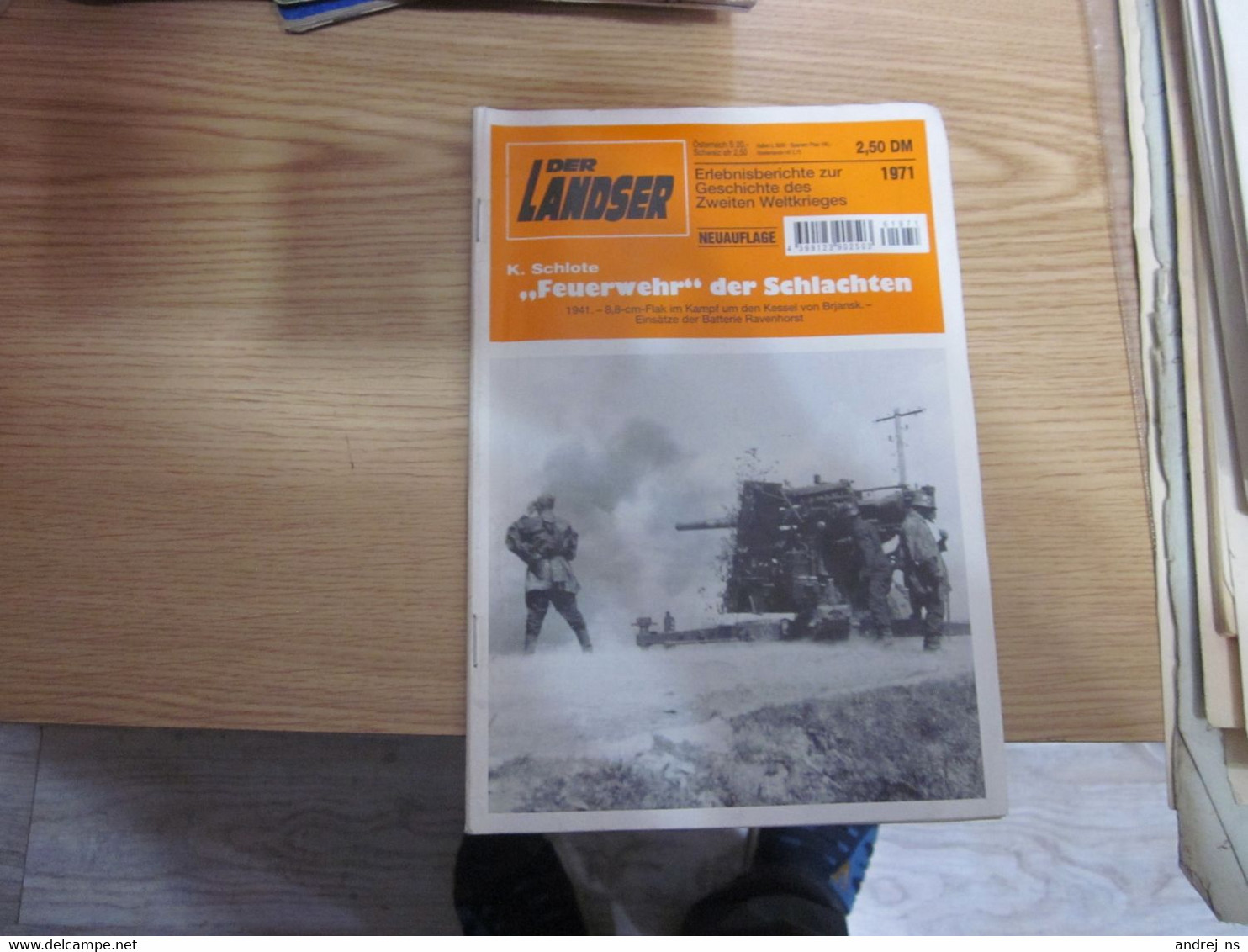 Der Lander Grossband Mit Magazin Und Dokumentarischer Bildbeilage K Schlot Feuerwehr Der Schlachten  66 Pages - Allemand