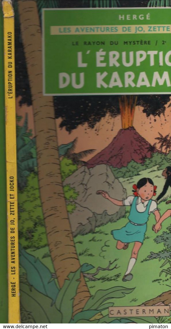 BD De HERGE  - L'ERUPTION DU  KARAMAKO  ( 1967 ) - Hergé